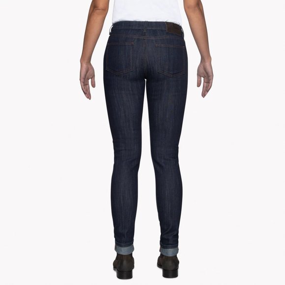 NWT Women's Naked & Famous Skinny Jeans - Indigo Power Stretch - Size 25 - Picture 3 of 5